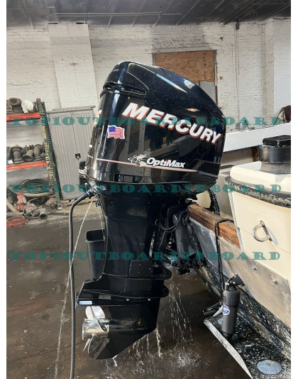 2010 Mercury 225HP Optimax DTS 2-Stroke 25”Outboard Motor - Very Good Condition 2010 Mercury 225HP Optimax DTS 2-Stroke 25”Outboard Motor - Very Good Condition