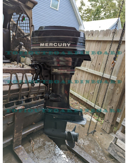 1987 Mercury 35 HP Outboard - LOW HOURS - Used and Retest , working very well. 1987 Mercury 35 HP Outboard - LOW HOURS - Used and Retest , working very well.