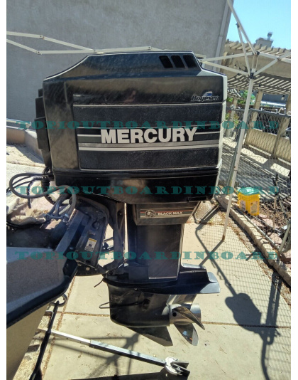 Mercury Black Max 200 HP 2 Stroke Outboard Boat Motor - Fresh Water Used Mercury Black Max 200 HP 2 Stroke Outboard Boat Motor - Fresh Water Used