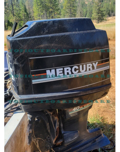 40 HP Mercury 4-Cylinder 2-Stroke 20" Outboard Motor - Ready to go 40 HP Mercury 4-Cylinder 2-Stroke 20" Outboard Motor - Ready to go