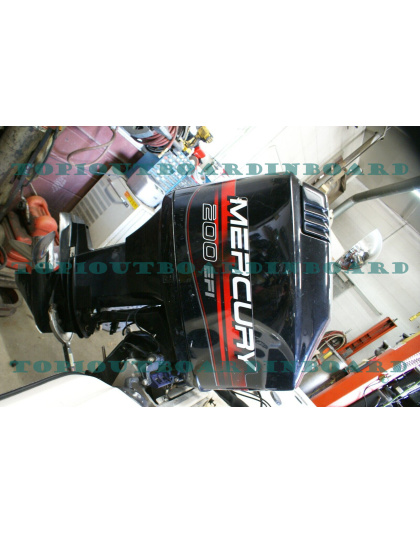 USED 1996 Mercury 200 EFI outboard motor 396 hours on motor. USED 1996 Mercury 200 EFI outboard motor 396 hours on motor.