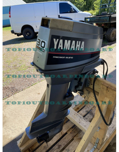 Yamaha 30 HP Remote 2 Stroke Outboard Boat Motor Fresh Water Used Yamaha 30 HP Remote 2 Stroke Outboard Boat Motor Fresh Water Used