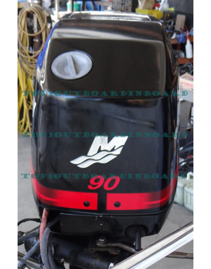 Used For good 2003 Mercury 90 HP Carbureted 2 Stroke Outboard Motor  Used For good 2003 Mercury 90 HP Carbureted 2 Stroke Outboard Motor