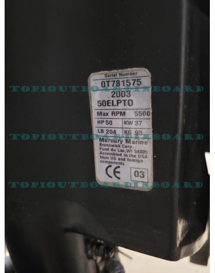 Mercury 50hp Outboard 2 Stroke for Sale Mercury 50hp Outboard 2 Stroke for Sale