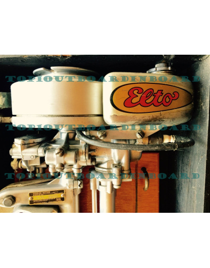 VINTAGE ELTO OUTBOARD MOTOR TRAVEL CASE &amp; ACCESSORIES - GOOD CONDITION