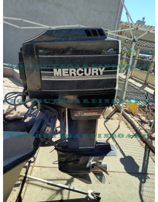 Mercury Black Max 200 HP 2 Stroke Outboard Boat Motor - Fresh Water Used