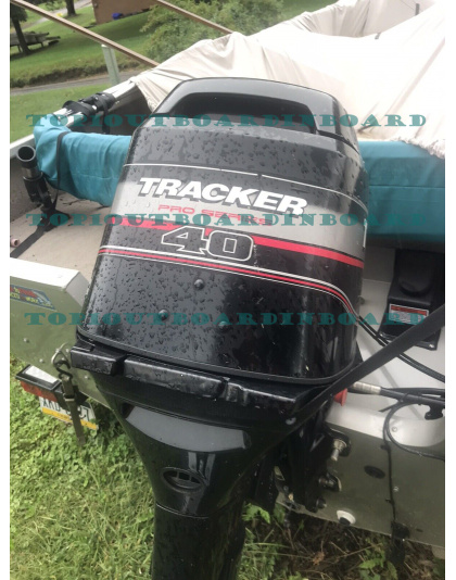 2003 40 ELPT Mercury TRACKER 40 HP 2 Stroke Outboard Motor - Good Condition
