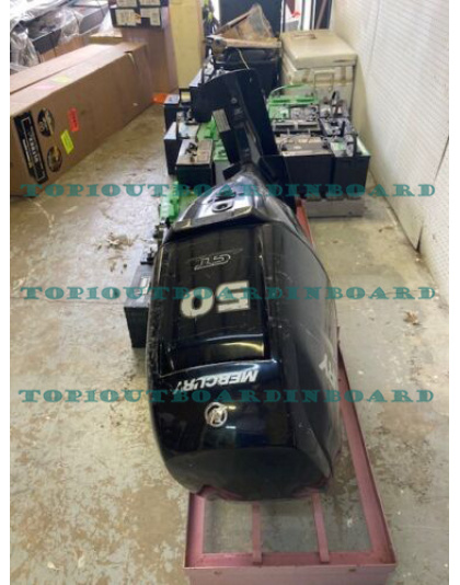 USED SALT WATER 2019 Mercury 50 HP Outboard Four Stroke Motor