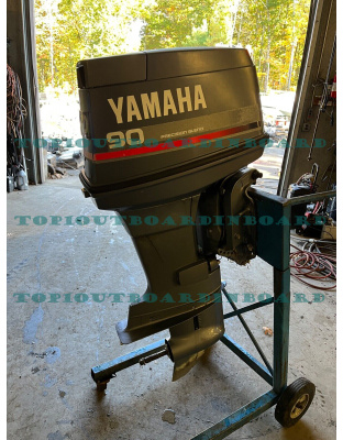 1996 Yamaha 90 HP 3Cylinder Carbureted Carb 2 Stroke 20 Inch Outboard Boat Motor