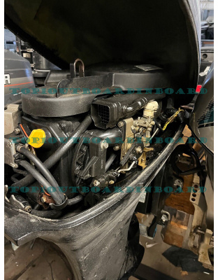 1995 Mercury 25 hp 4-Stroke 20&quot; Outboard Boat Motor Engine Four Stroke Runs Prop
