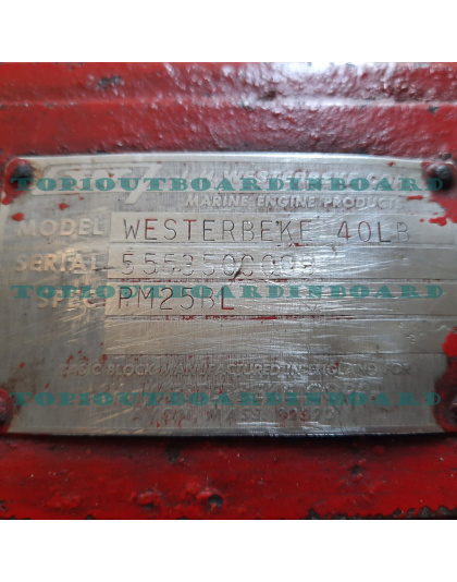 Westerbeke 40 LB x 02 Inboard marine engine Pair Keel cooled FOR SALE!!