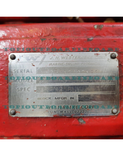 Westerbeke 40 LB x 02 Inboard marine engine Pair Keel cooled FOR SALE!!