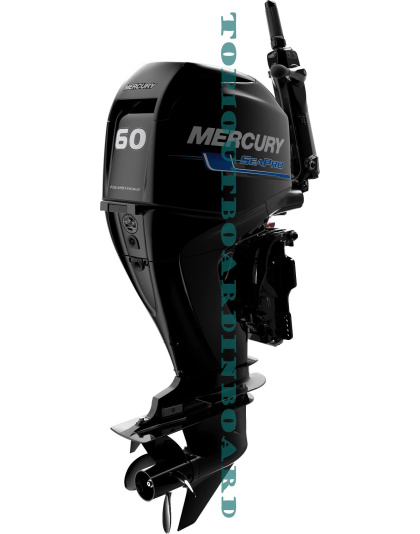 2023 Mercury 60EXLHPT SeaPro Command Thrust Tiller FOR SALE