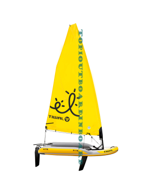 Tiwal Boat 2L &amp; 71 ft² furling sail For Sale