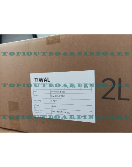 Tiwal Boat 2L &amp; 75/56 ft² reefable sail
